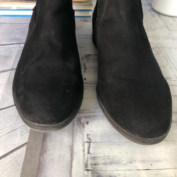 Black Suede Booties - Picture 3 of 8